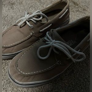 St. John brown sperrys size 9